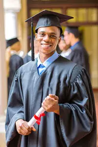 Male African American American high school graduate.